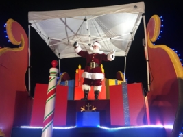Santa Dale at San Jose, California's Christmas in the Park drive through