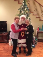 There's a child inside everyone - Older Adults with Santa Dale