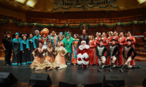 2023 SF Symphony Deck the Hall Performers and Santa Dale