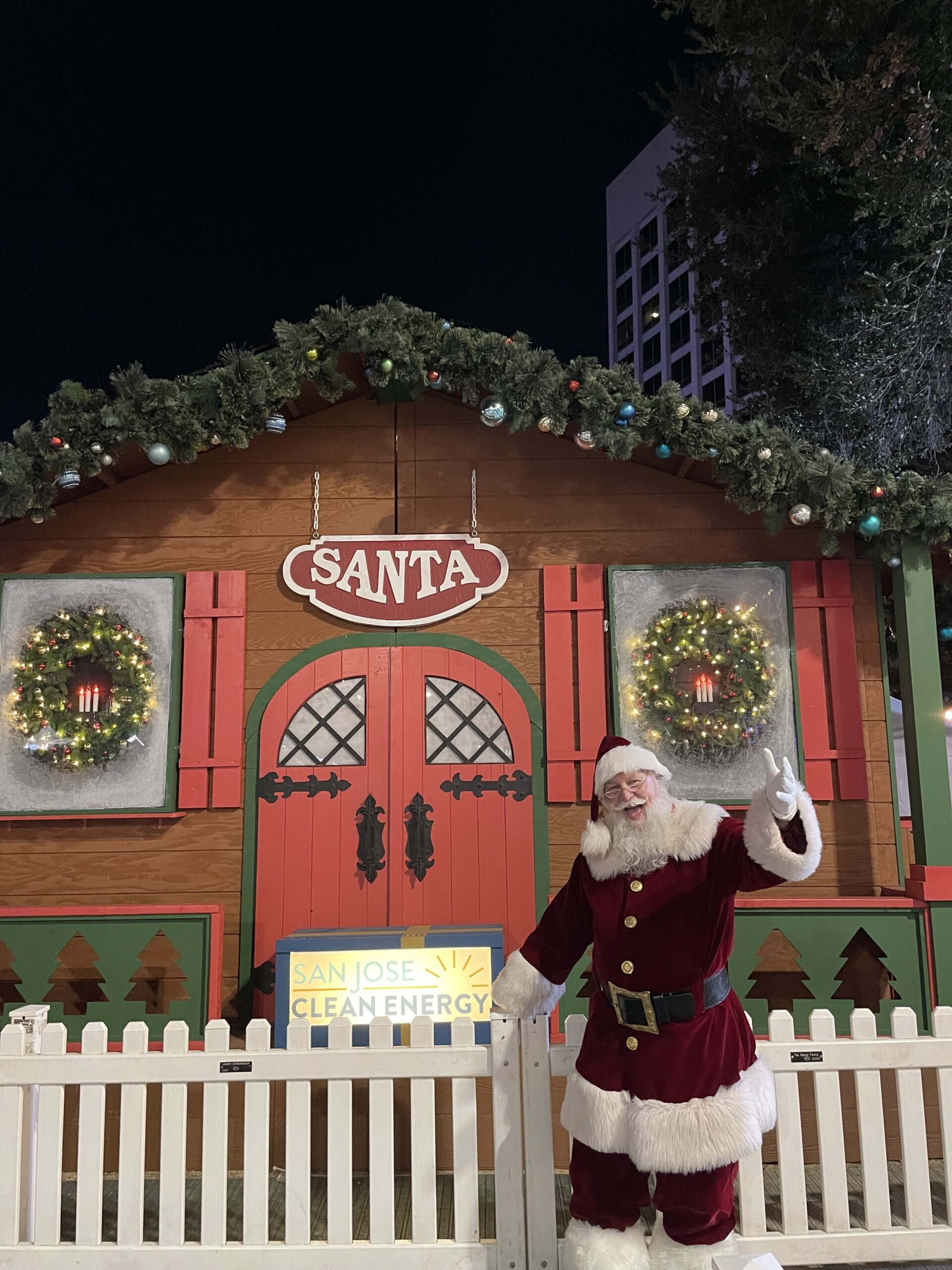 Santa Dale at San Jose's Christmas in the Park