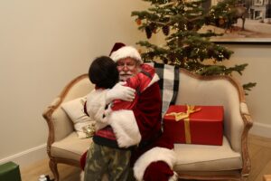 Christmas Hugs for everyone with Santa Dale